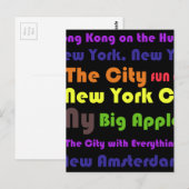 New York Postkarte (Vorne/Hinten)