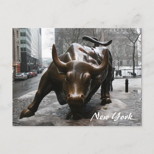 New York Postkarte (Vorderseite)