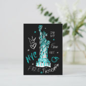New York Postkarte (Stehend Vorderseite)
