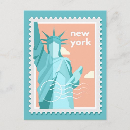 New York Postkarte (Vorderseite)