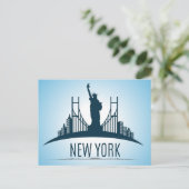 New York Postkarte (Stehend Vorderseite)
