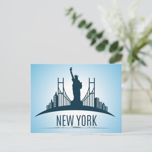 New York Postkarte (Stehend Vorderseite)