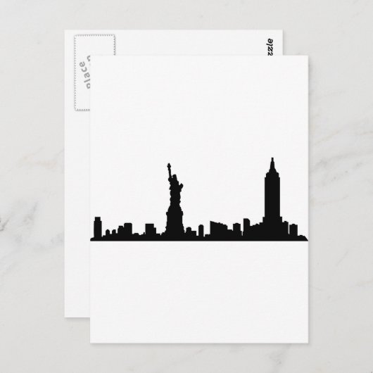 New York Postkarte (Vorne/Hinten)