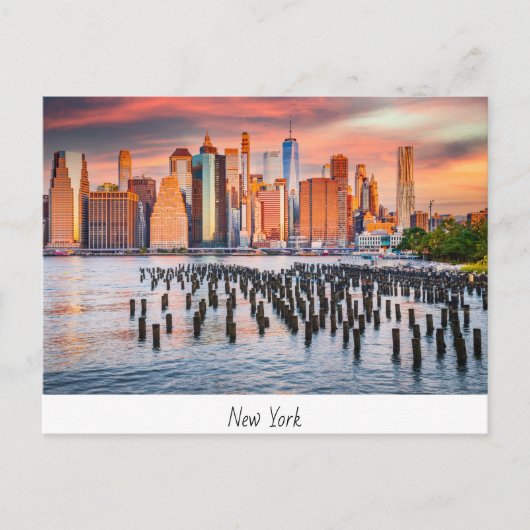 New York Postkarte (Vorderseite)