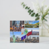 New York Postkarte (Stehend Vorderseite)