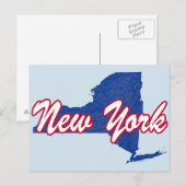 New York Postkarte (Vorne/Hinten)