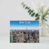 New York Postkarte (Stehend Vorderseite)