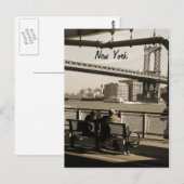 New York Postkarte (Vorne/Hinten)