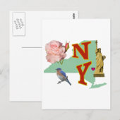 New York Postkarte (Vorne/Hinten)