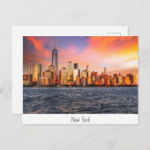 New York Postkarte (Vorne/Hinten)