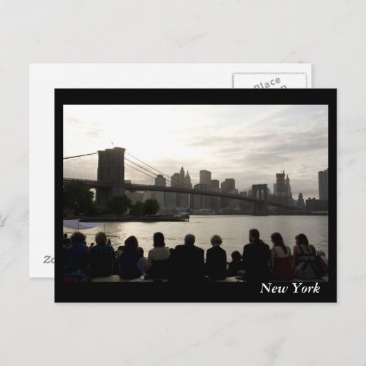 New York Postkarte (Vorne/Hinten)