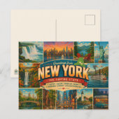 New York Postkarte (Vorne/Hinten)