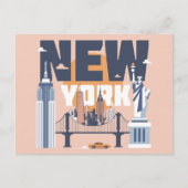New York Postkarte (Vorderseite)
