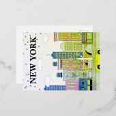 New York Postkarte (Vorderseite/Rückseite)