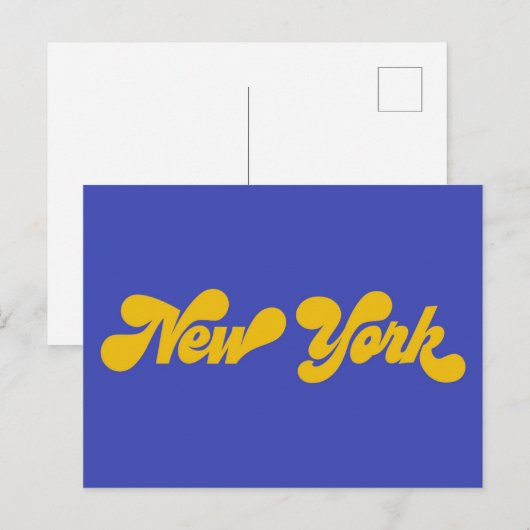 New York Postkarte (Vorne/Hinten)