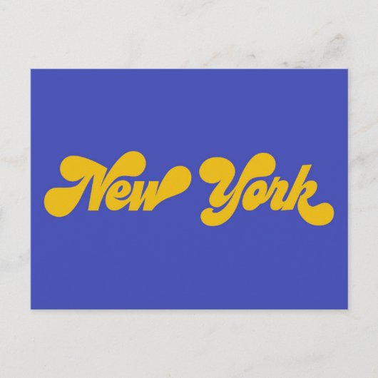 New York Postkarte (Vorderseite)