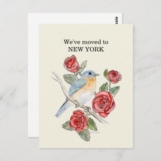 New York Postkarte (Vorne/Hinten)