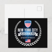 New York Postkarte (Vorne/Hinten)