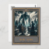 New York | Postkarte Gothic Art (Vorne/Hinten)