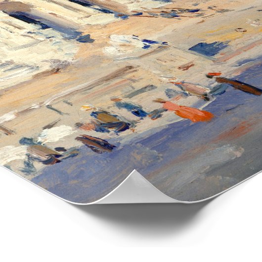 New York Public Library | Colin Campbell Cooper Poster (Ecke)