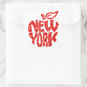 NEW YORK QUADRATISCHER AUFKLEBER (Tasche)