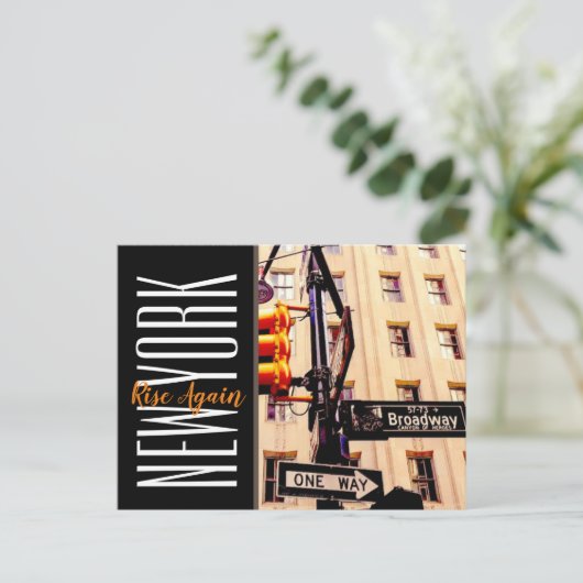 New York-Queensboro-Brücke Postkarte (Stehend Vorderseite)