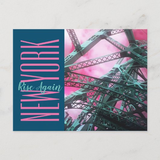 New York-Queensboro-Brücke Postkarte (Vorderseite)