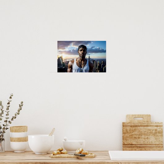 New York - Rap Star Poster (Küche)