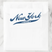 New York Rechteckiger Aufkleber (Tasche)