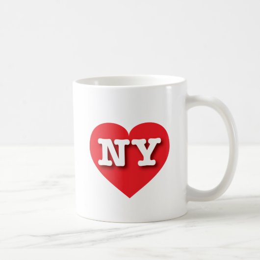 New York Red Heart - I Liebe NY Kaffeetasse (Rechts)