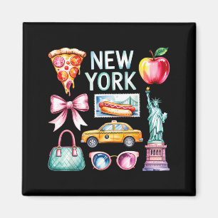 New York Reise - Mädchenreise Magnet
