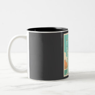 New York Reise Zweifarbige Tasse