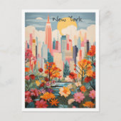 New York Reiseästhetik Postkarte (Vorderseite)