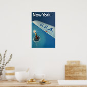New York Reiseplakat Poster (Küche)