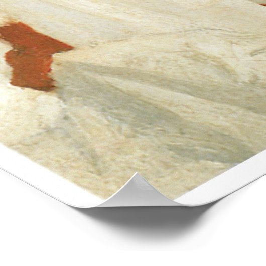 New York Restaurant c. 1922, Edward Hopper Poster (Ecke)