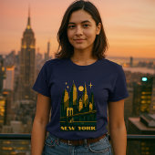 New York Retro Art Deco T-Shirt