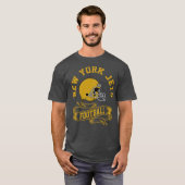 New York Retro-Helm T-Shirt (Vorne ganz)