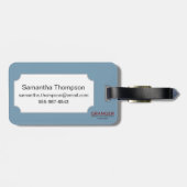 New York: Ritz Turm Gepäckanhänger (Rückseite horizontal)