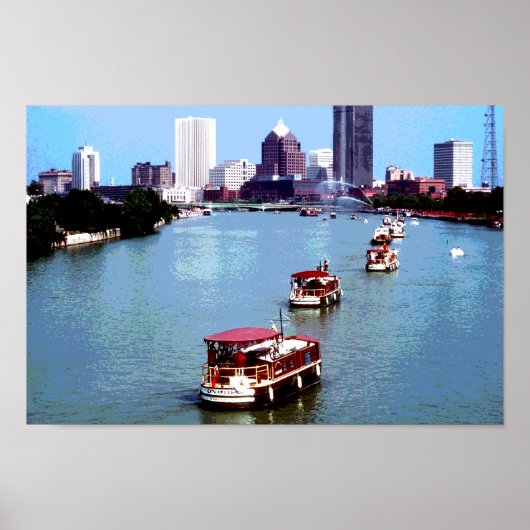 New York Rochester Canal Poster (Vorne)