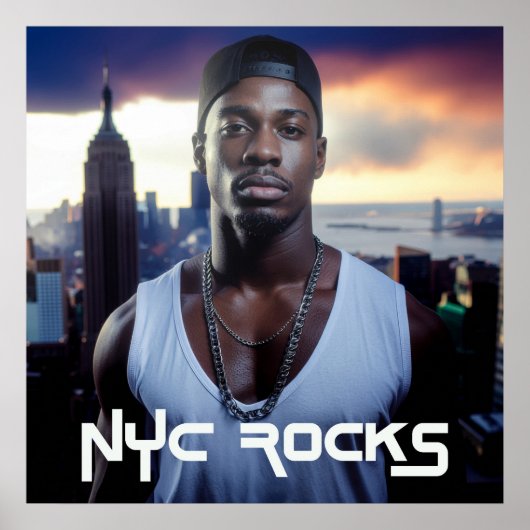 NEW YORK ROCKS - NYC POSTER (Vorne)