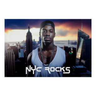 NEW YORK ROCKS - NYC POSTER