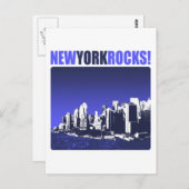 New York Rocks! Postkarte (Vorne/Hinten)