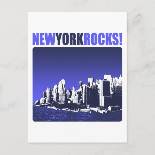New York Rocks! Postkarte (Vorderseite)