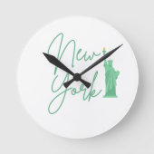 NEW YORK RUNDE WANDUHR (Vorderseite)