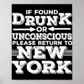 New York Sayings Funny Ny Poster (Vorne)