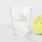 New York Schnapsglas (Rückseite)
