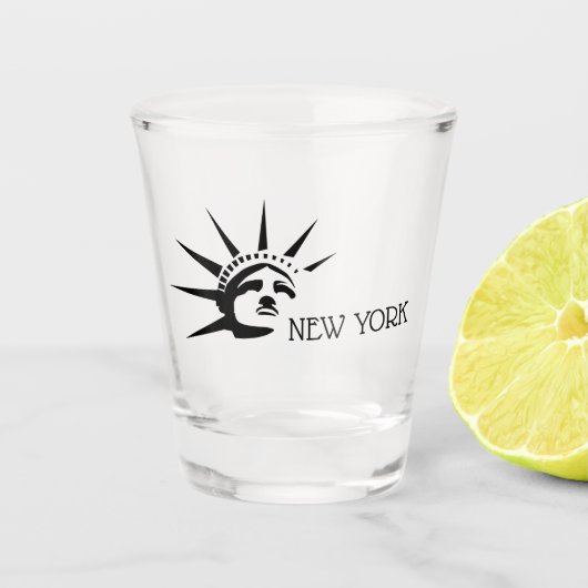 New York Schnapsglas (Vorderseite)