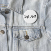 New-York-Schwarz-Rot-Typografie Button (Beispiel)