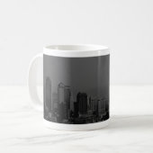 New York schwarz und weiß Kaffeetasse (Vorderseite Links)