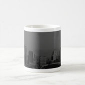 New York schwarz und weiß Kaffeetasse (Mittel)